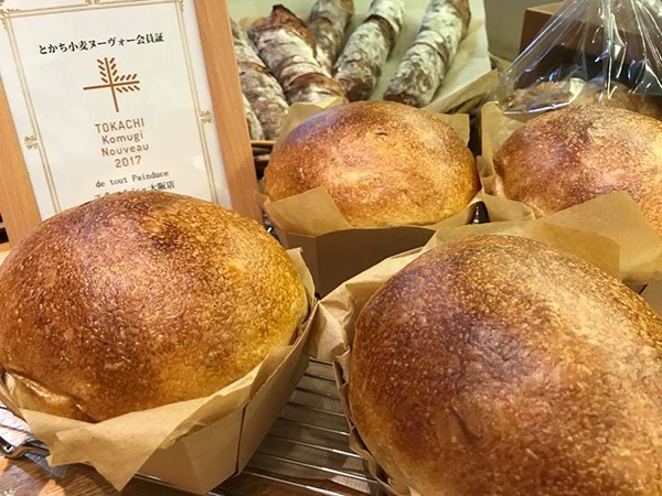 新麦ヌーヴォー小麦で作ったパンが出ました
